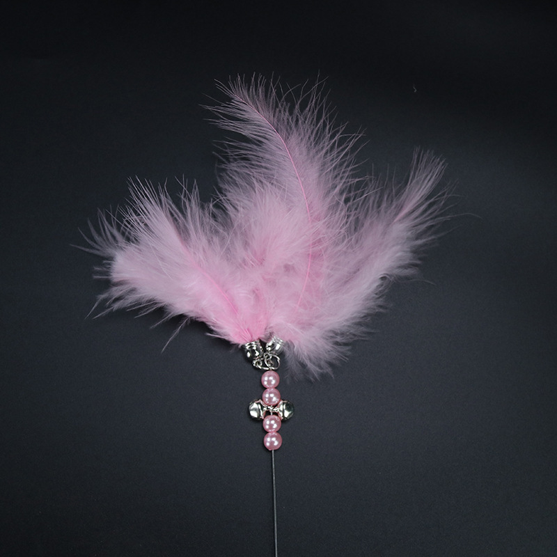New Fairy Cat Teaser Bell Feather Cat Toy Cat Teaser Interactive Cat Teaser Toy Cat Toy - Image 9
