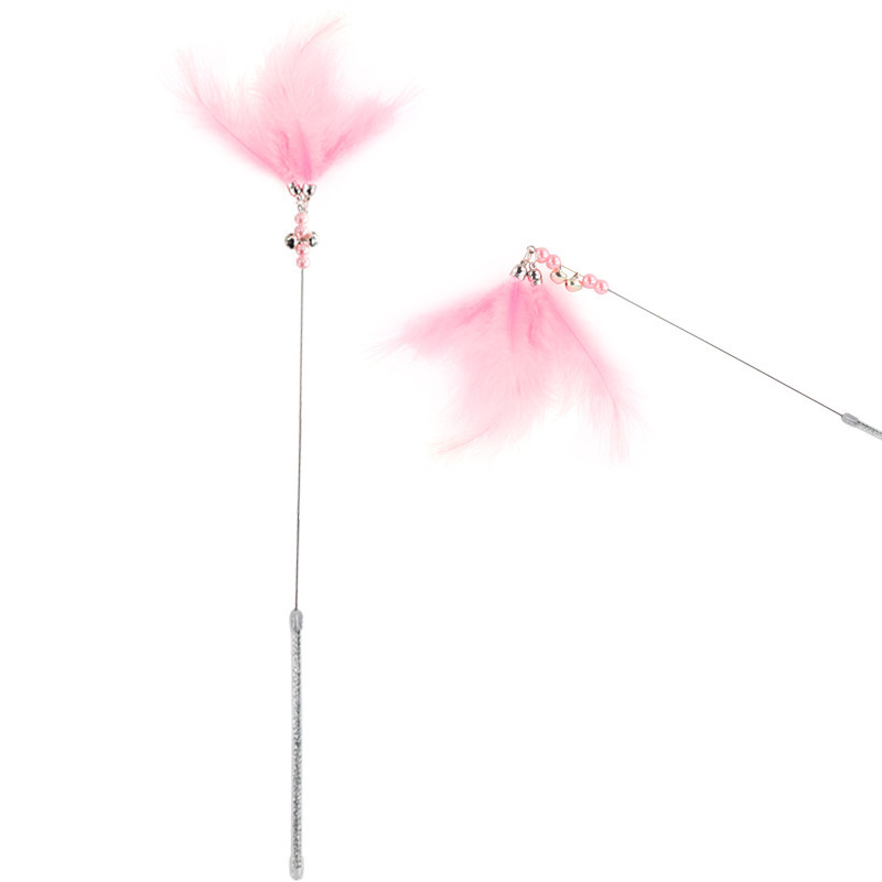 New Fairy Cat Teaser Bell Feather Cat Toy Cat Teaser Interactive Cat Teaser Toy Cat Toy - Image 5
