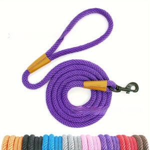 Medium To Large Dog Purple Dog Leash