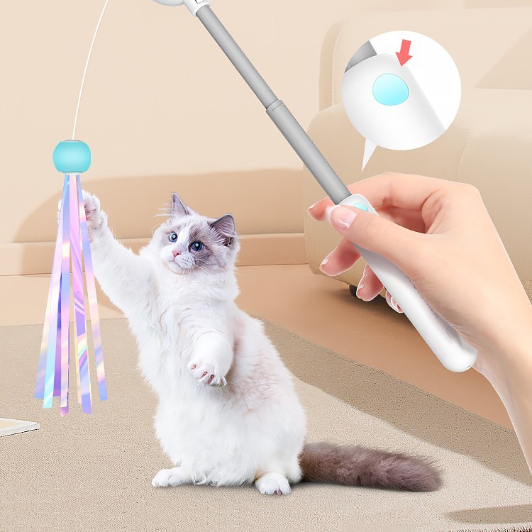 Retractable Chewable Cat Toy - Image 2