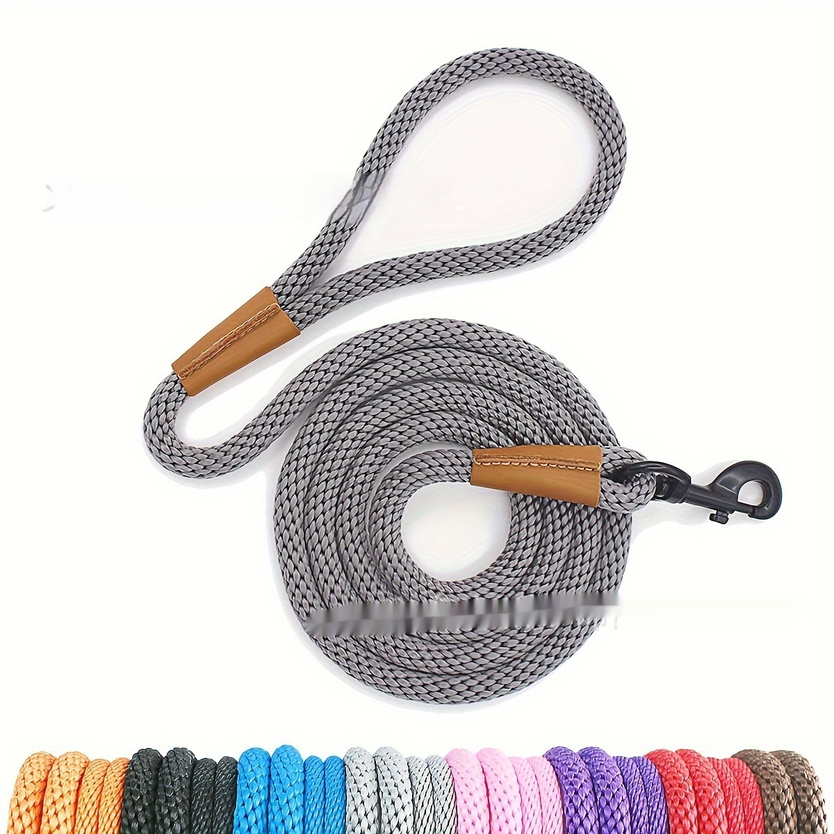 Medium To Large Dog Purple Dog Leash - Image 4