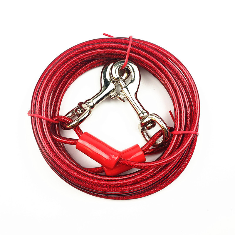 Double Hook Wire Rope Dog Leash - Image 5
