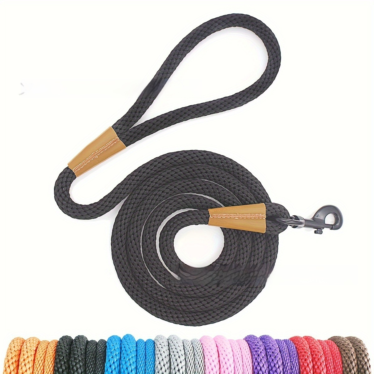Medium To Large Dog Purple Dog Leash - Image 2