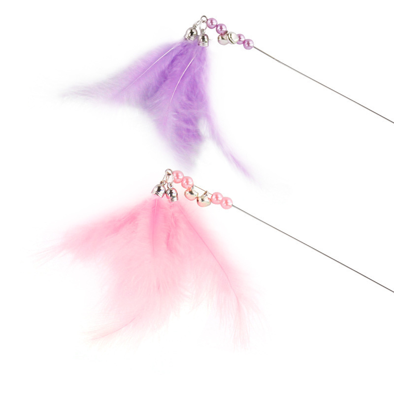 New Fairy Cat Teaser Bell Feather Cat Toy Cat Teaser Interactive Cat Teaser Toy Cat Toy - Image 8