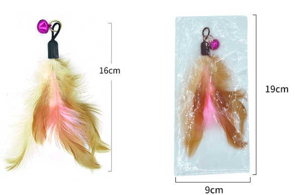Teasing Cat Stick Pet Supplies Toys Feather Bells Wire Toys - Image 5