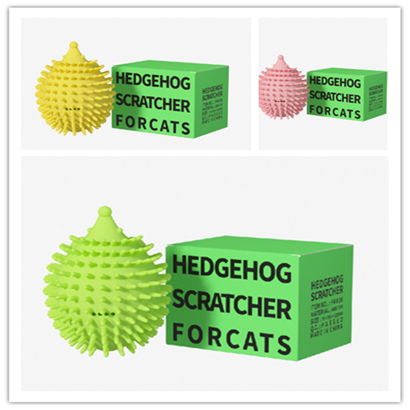 New Pet Toy Hedgehog Cat Corner Tickler Cat Mint Hair Remover Cat Toy Supplies Cat Toys Cat Massage Ball - Image 6