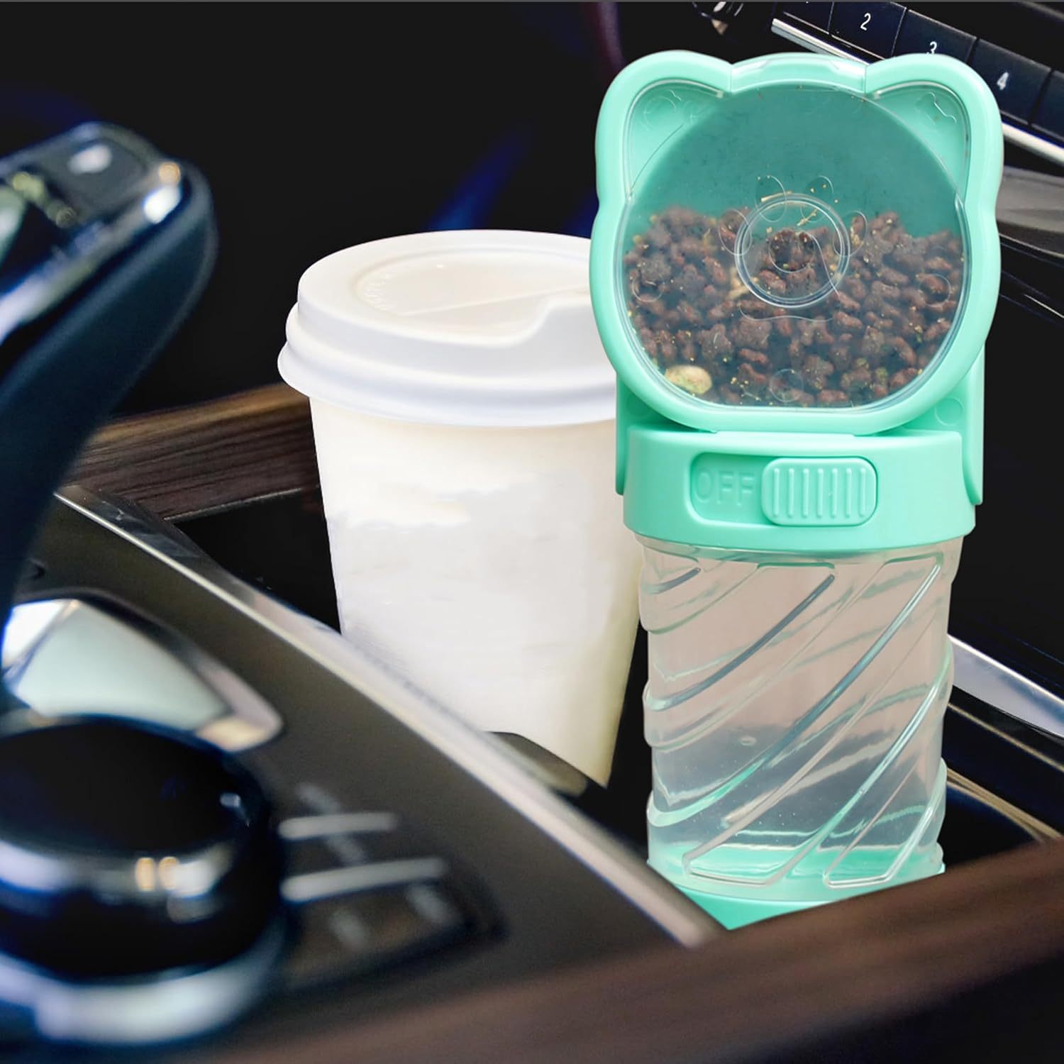 3 In 1 Pet Water Bottle Outdoor Portable Dog Water Bottle With Food Container Garbage Bags Dispenser For Cat Puppy Pets Stuff Accessories For Walking Hiking Travel - Image 5